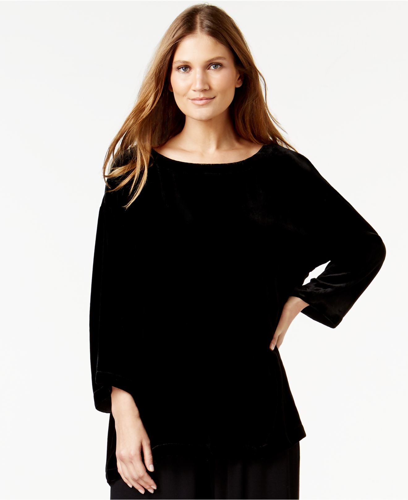 Eileen Fisher Velvet Top | anacondaamazonisland.com