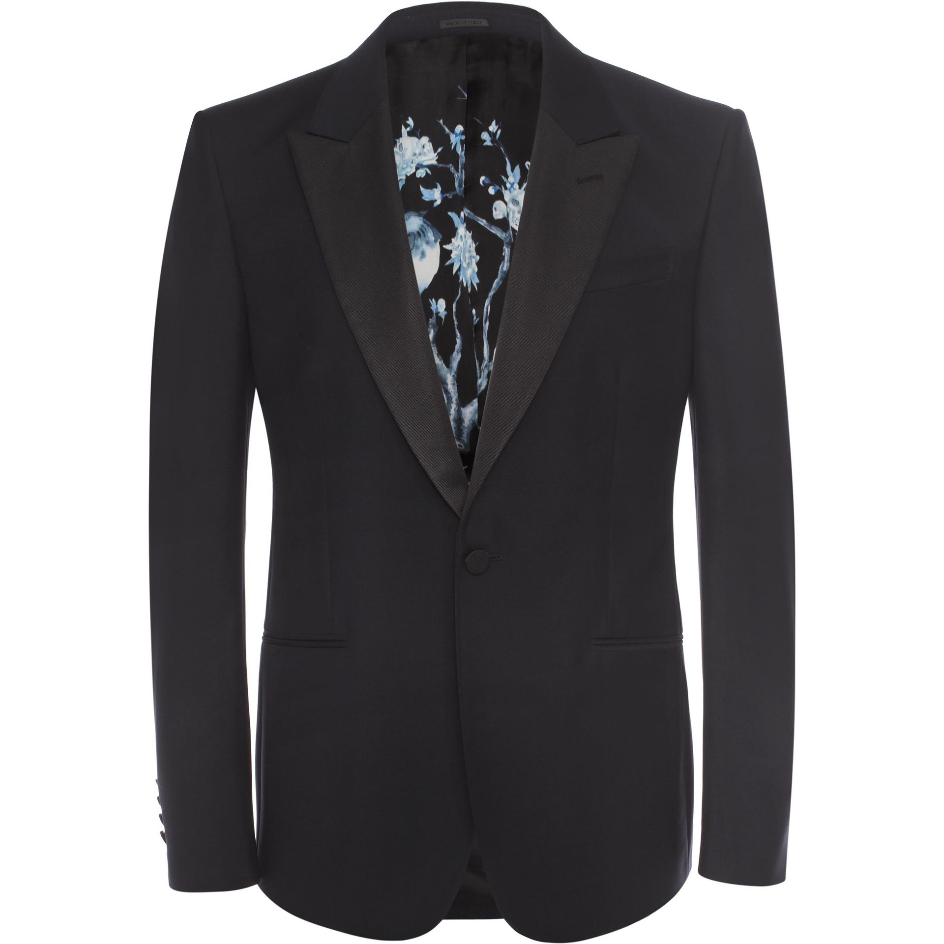 Lyst - Alexander McQueen Tuxedo Jacket in Blue for Men