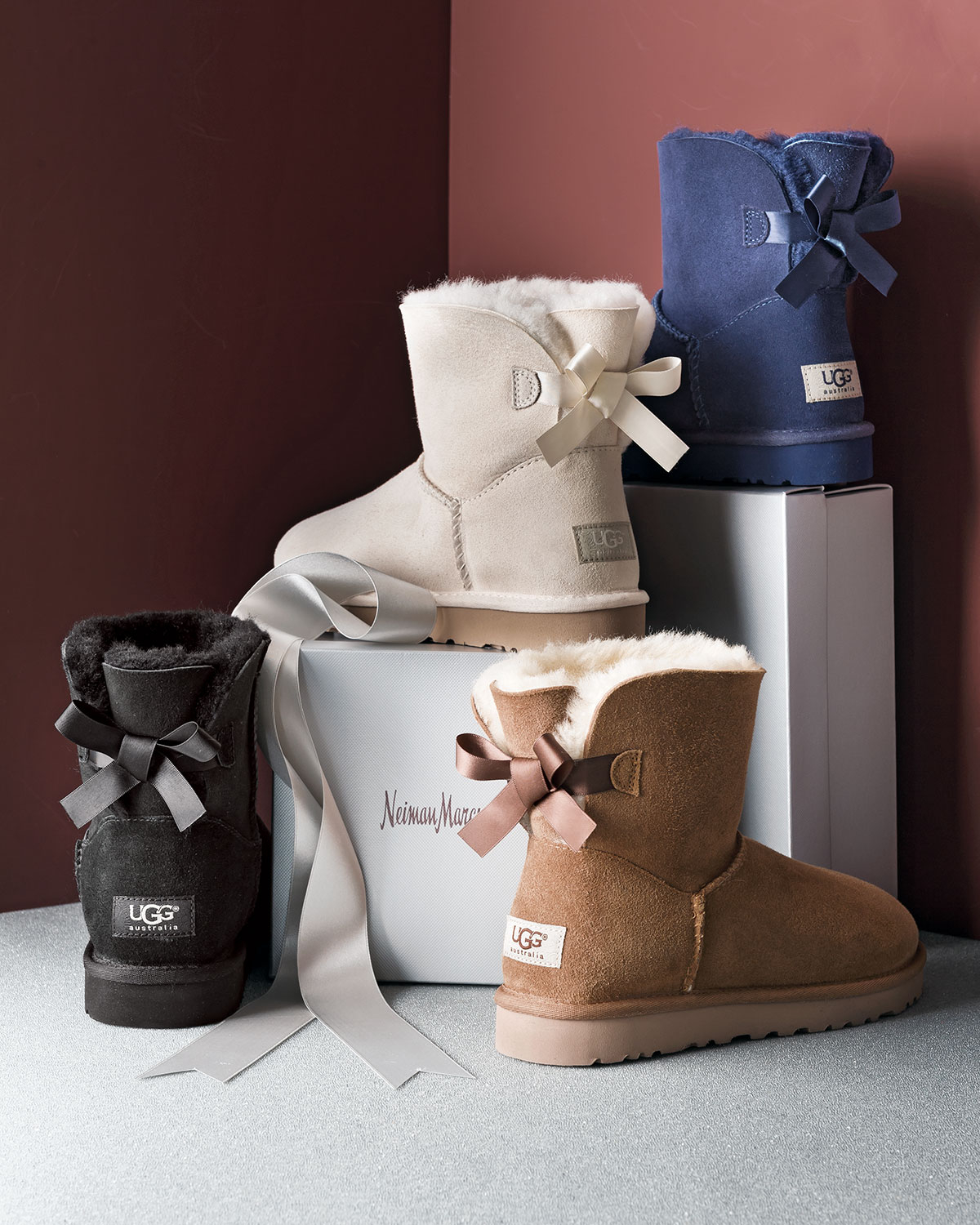ankle ugg boots with bow ankle ugg boots with bow