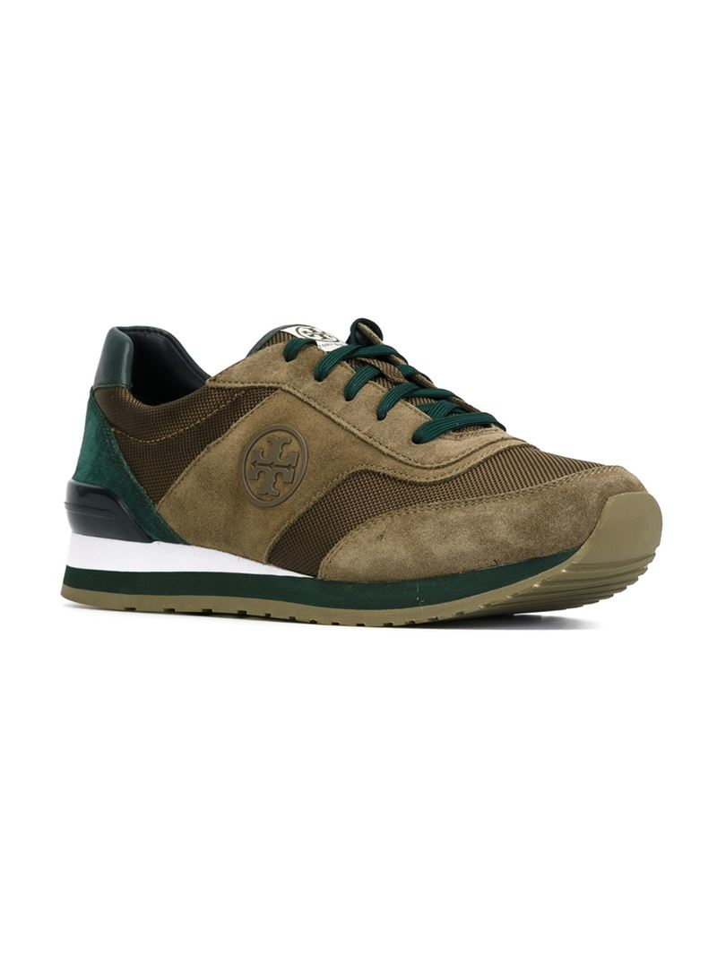 tory burch hank sneaker green