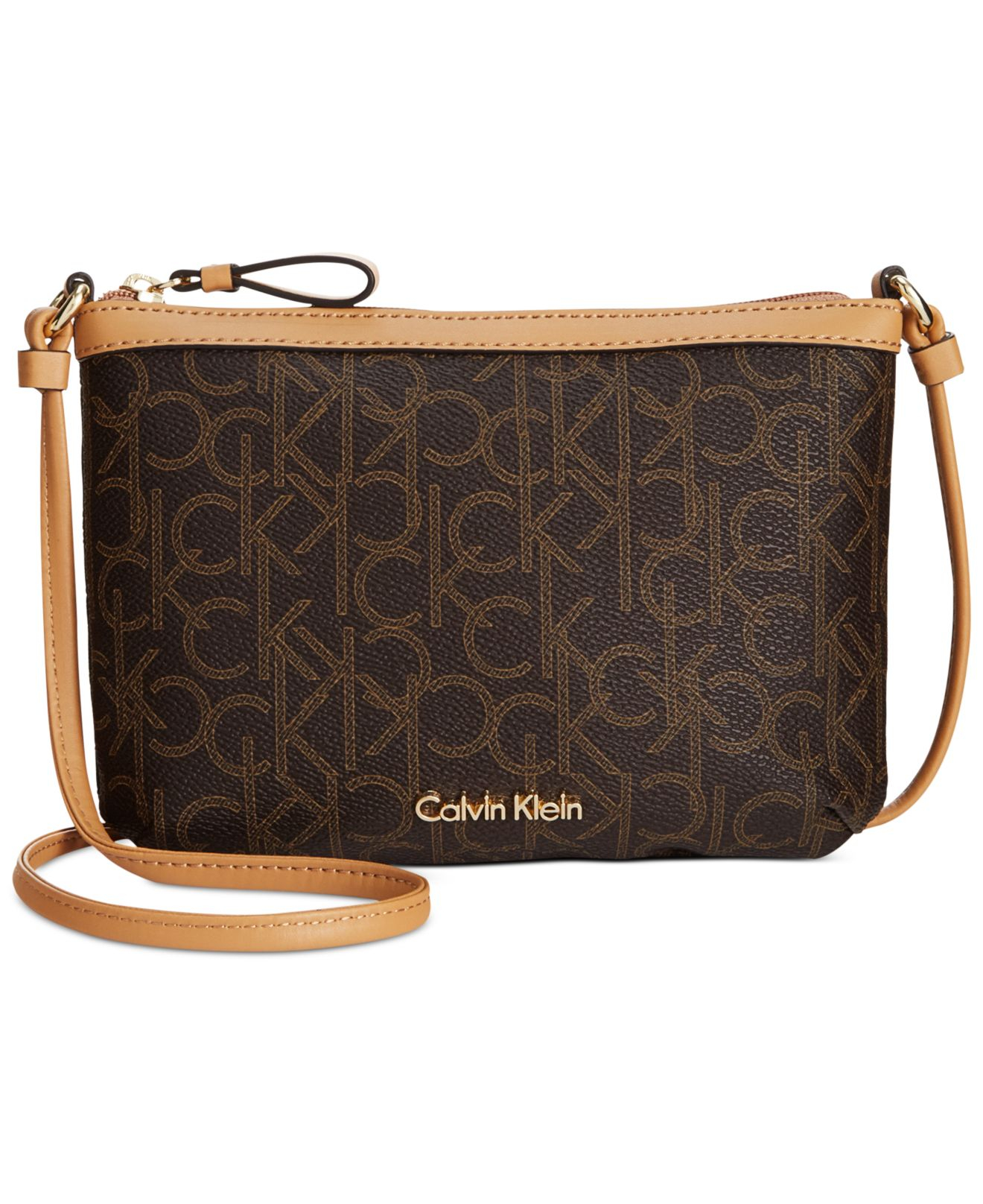 calvin klein monogram crossbody