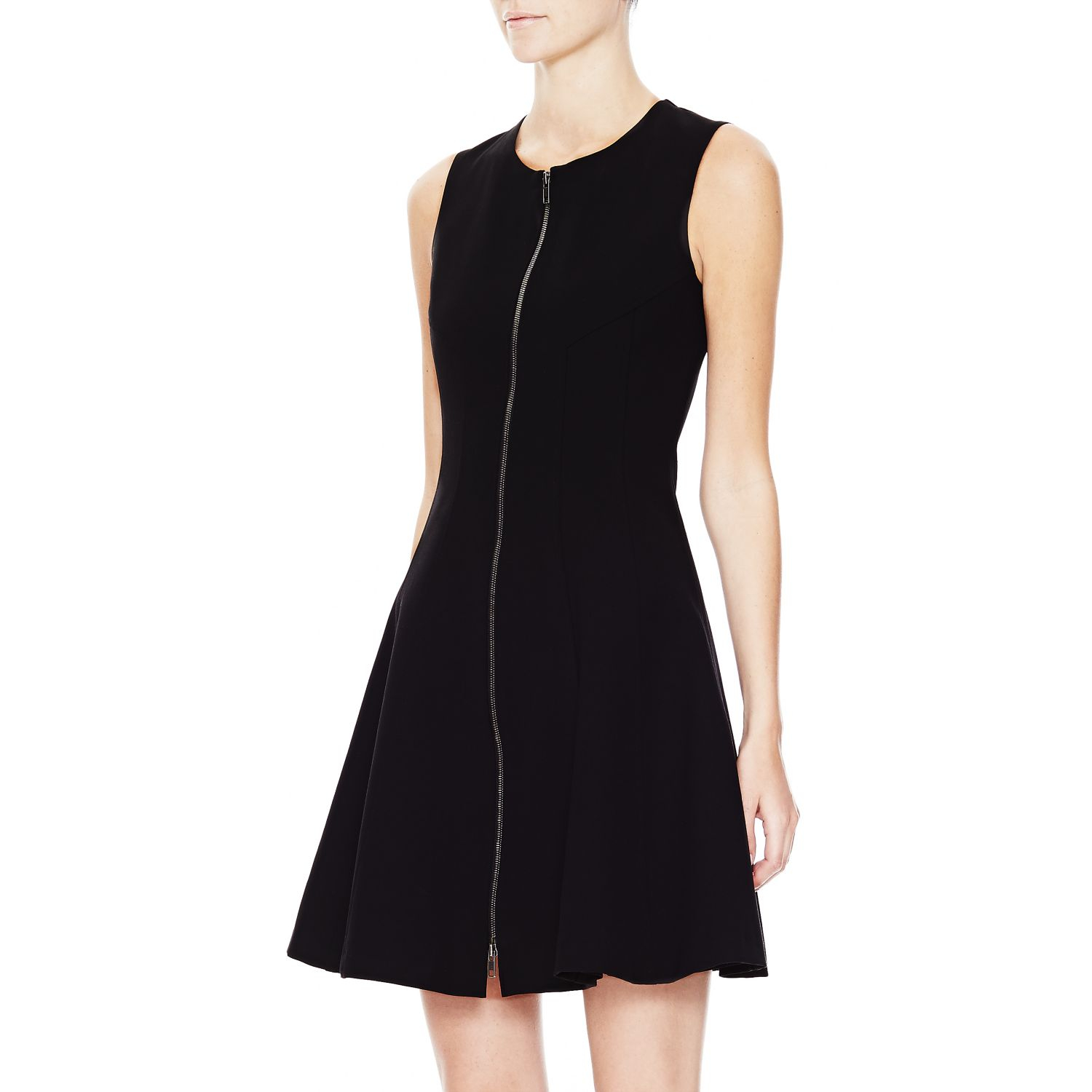 Lyst - Theory Bonbi Dress in Neo Twill in Black