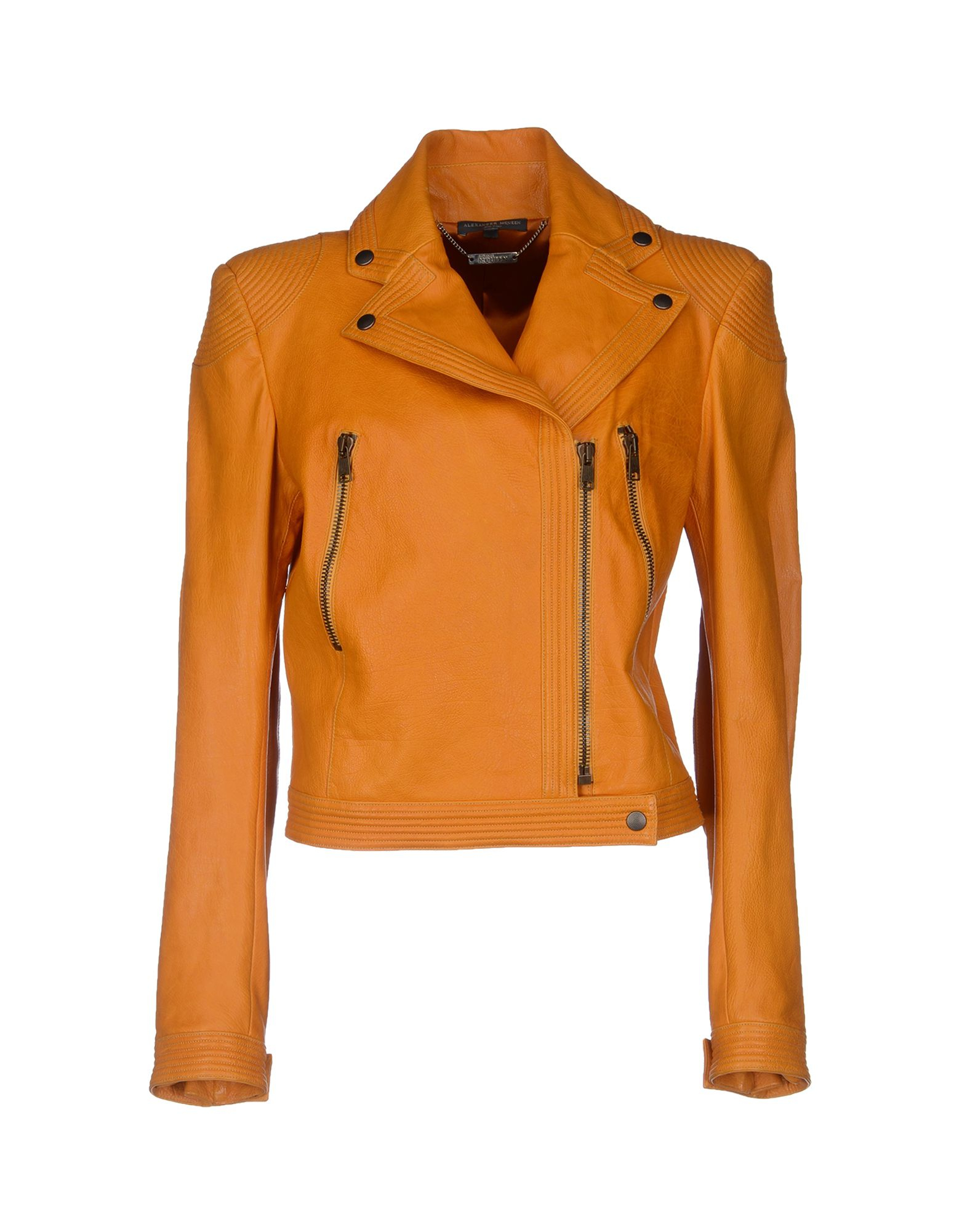 Alexander Mcqueen Jacket in Orange (Ochre) | Lyst
