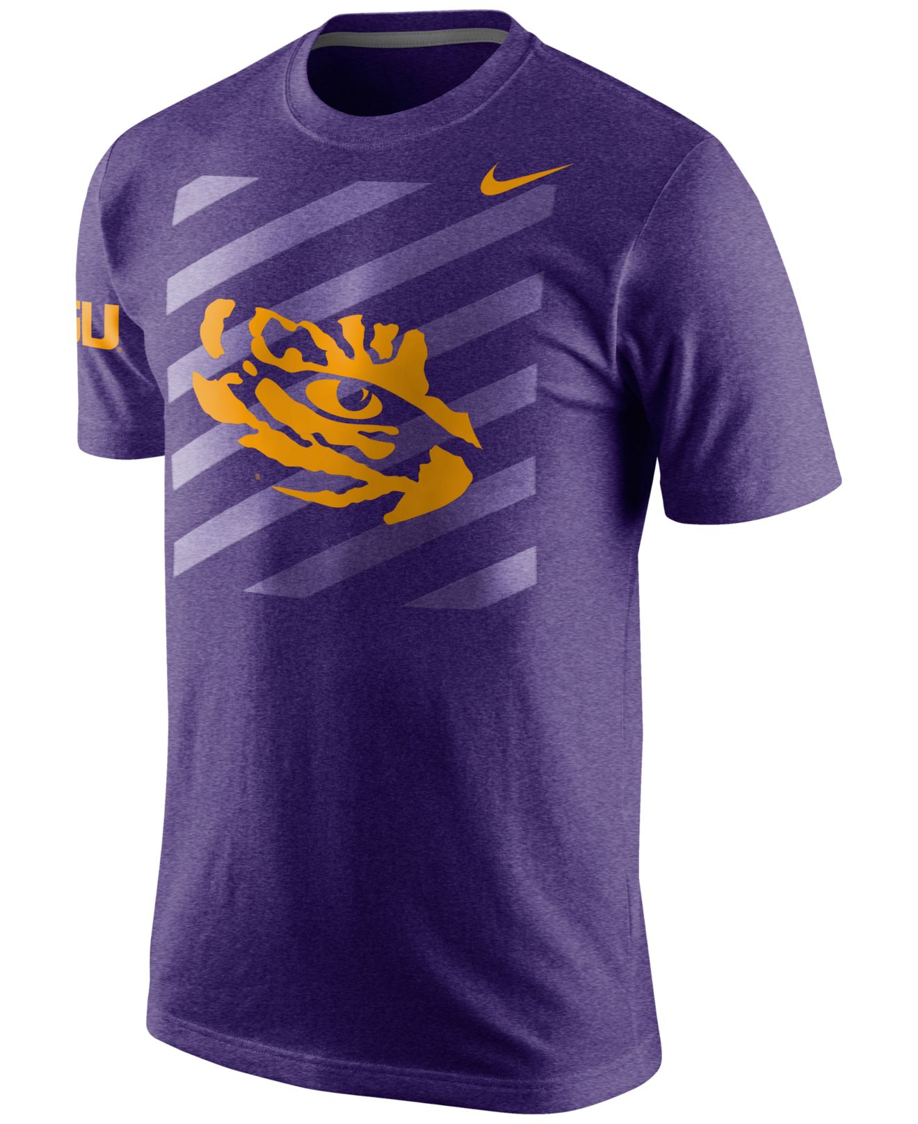 Nike Men'S Lsu Tigers Varsity Stripe T-Shirt in Purple for Men | Lyst