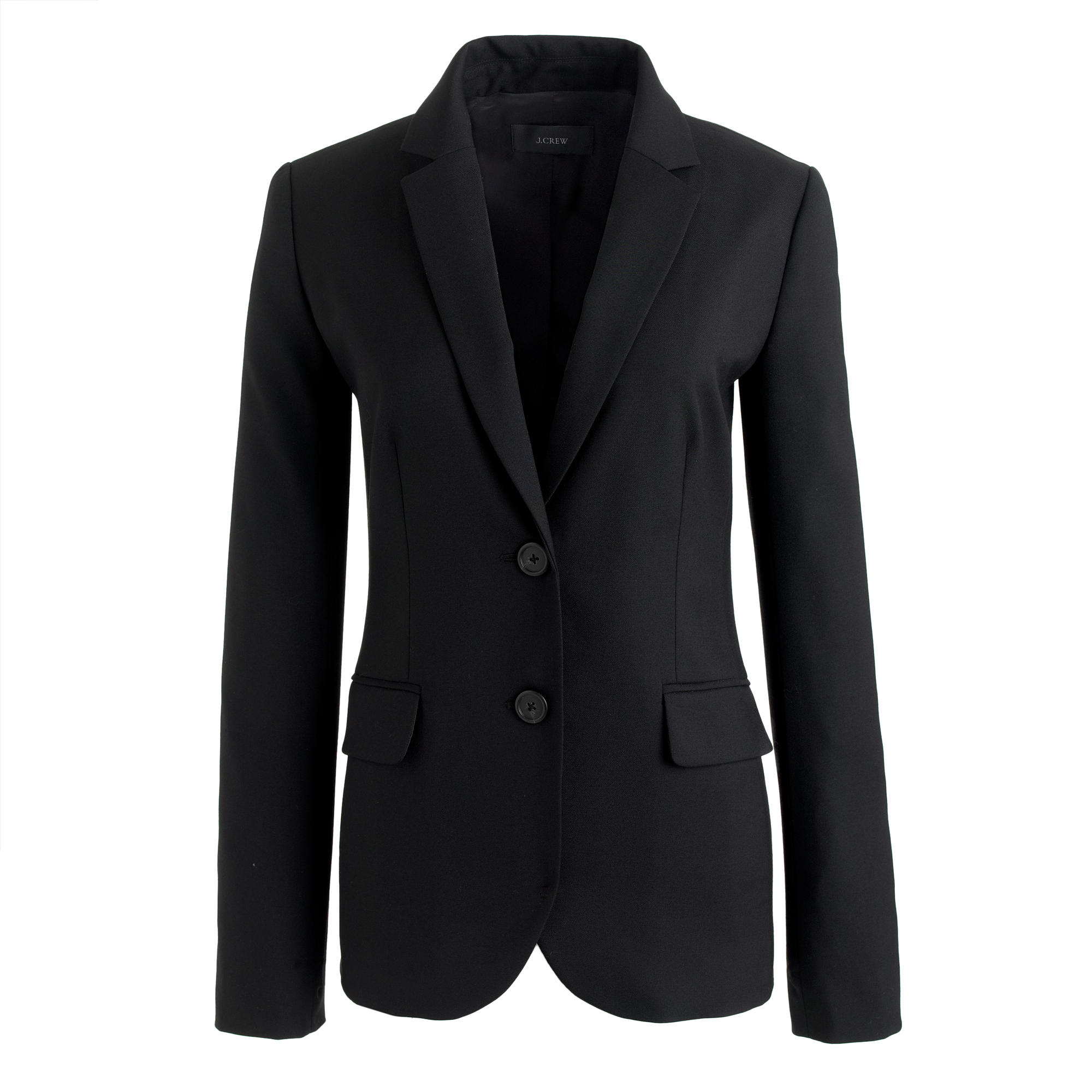J.crew 1035 Two-button Jacket In Super 120s Wool in Black | Lyst