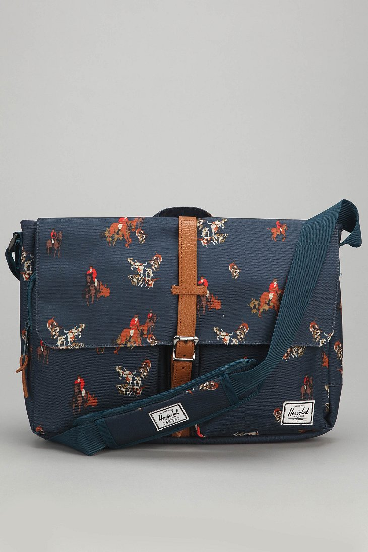 Lyst Herschel Supply Co. Hunt Columbia Messenger Bag in Blue for Men