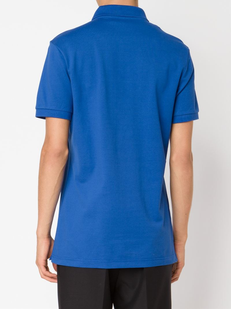 Lyst - Moschino Teddy Bear Polo Shirt in Blue for Men