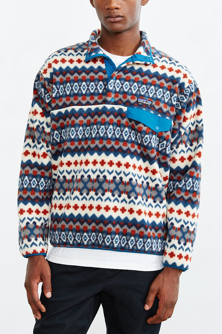 patagonia fleece pullover jacket