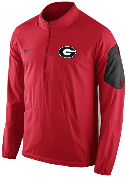 Download Nike Men's Georgia Bulldogs Lockdown Half-zip Jacket in ...