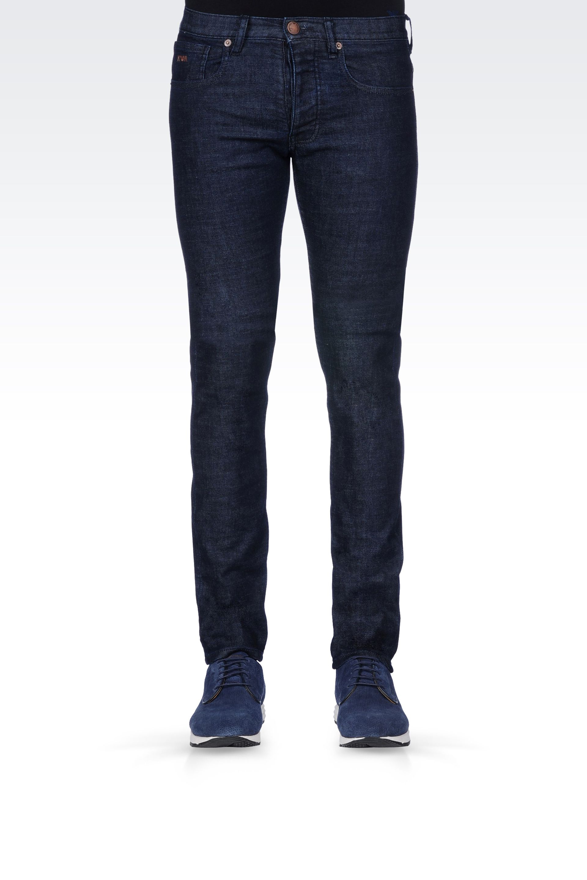 dark blue jeans men's slim fit