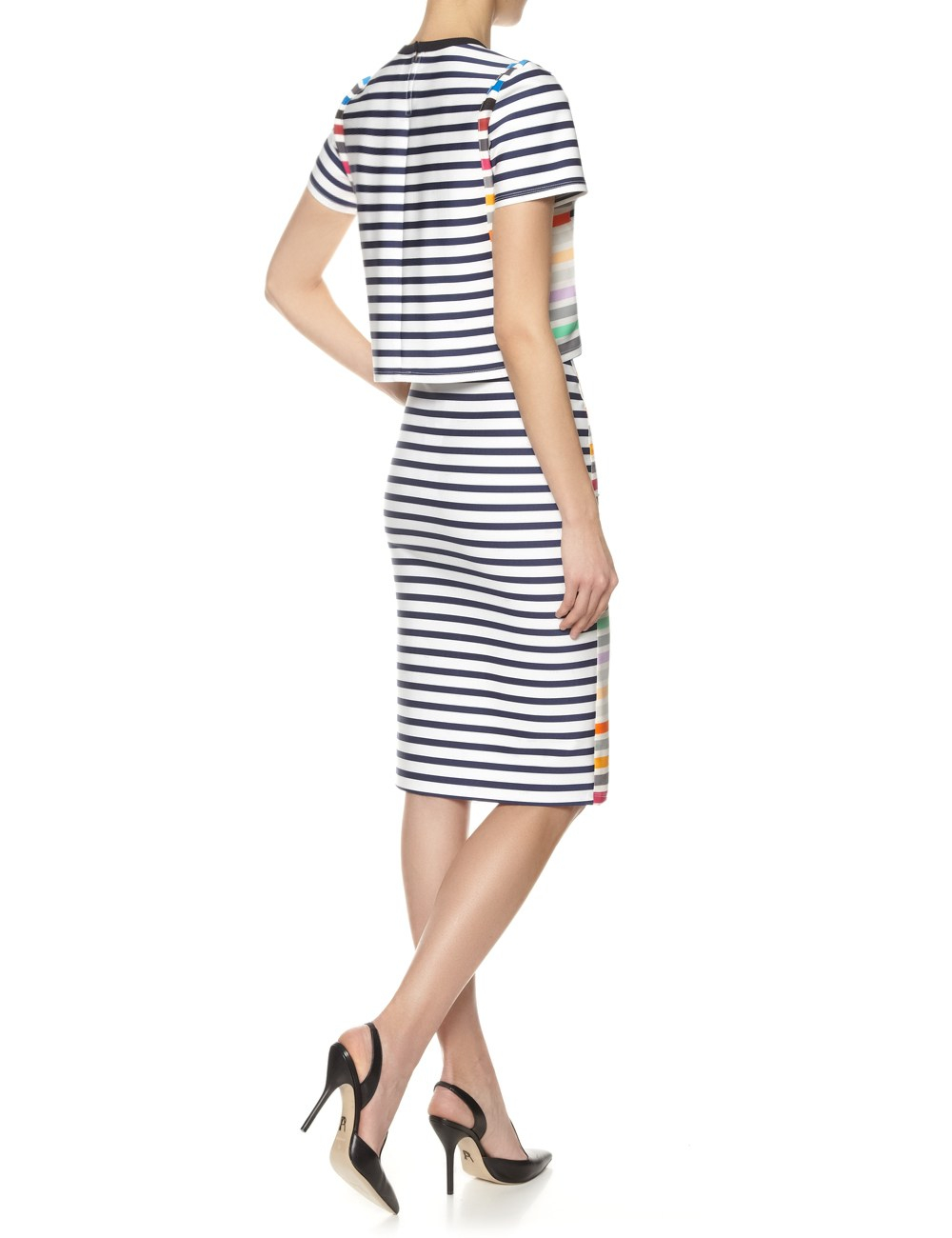 Tanya taylor Multi Stripe Peggy Skirt in Multicolor (Multi) | Lyst