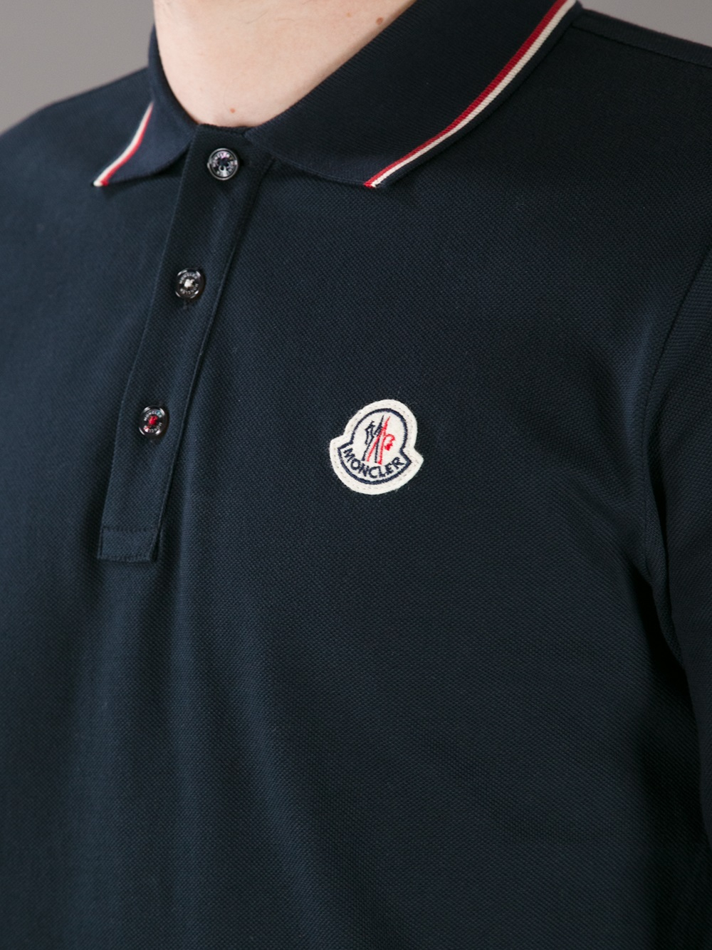 mens moncler polo t shirt