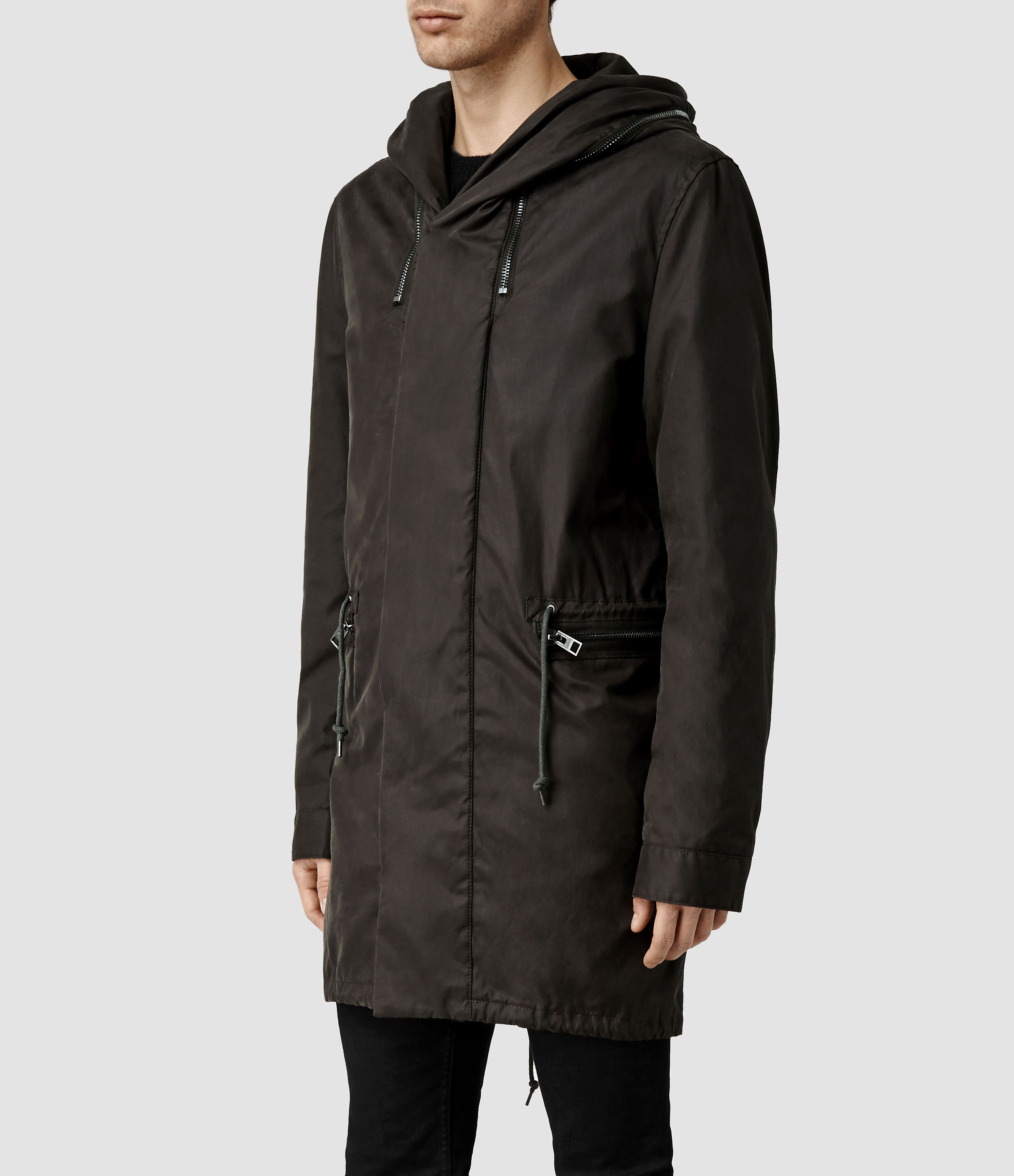 Lyst - Allsaints Chilton Parka Jacket in Natural for Men