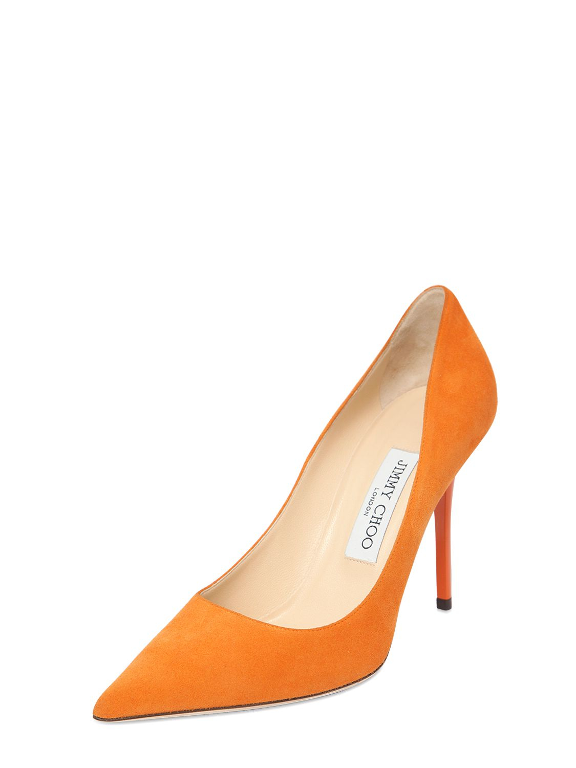 light orange pumps