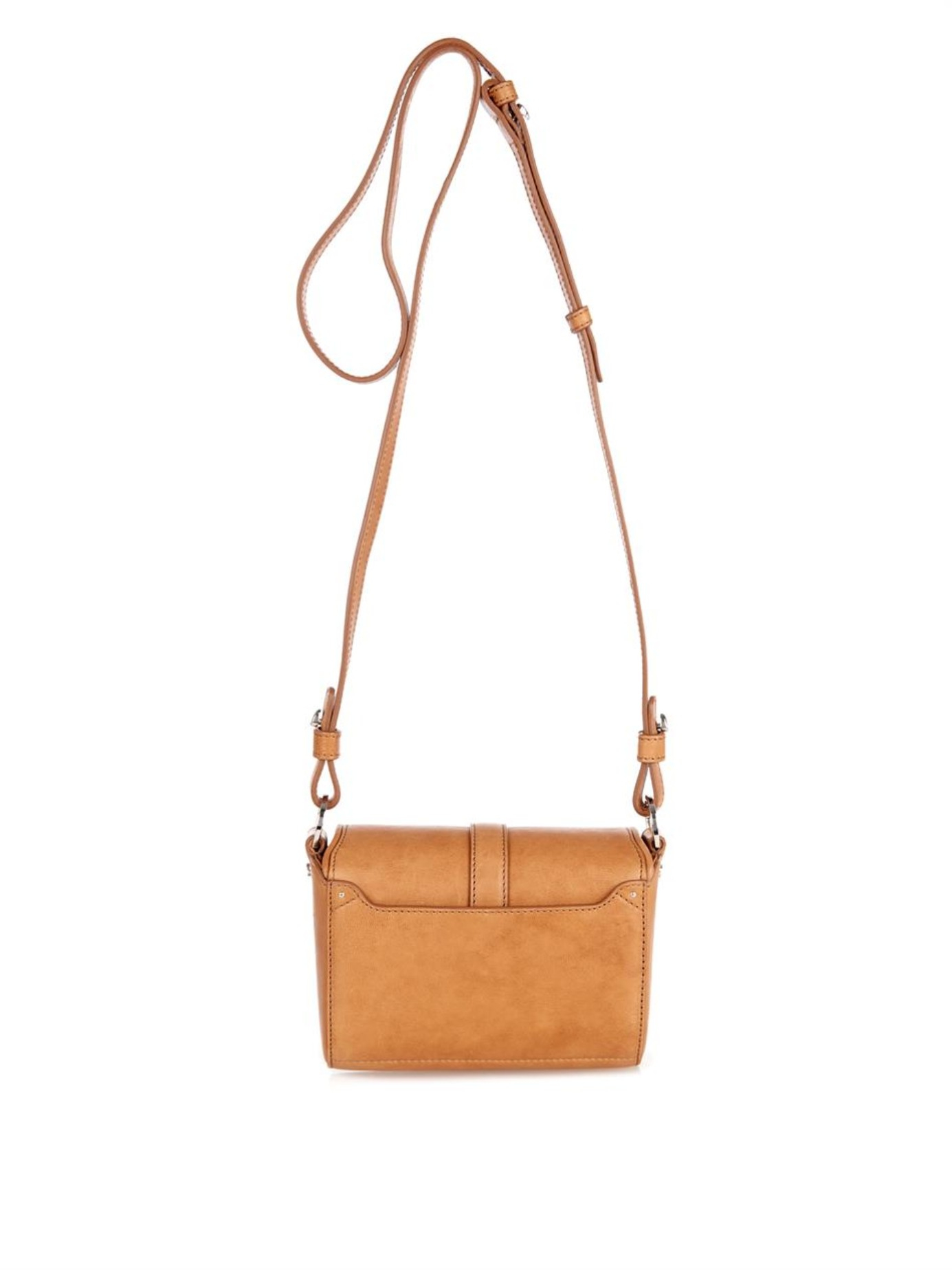 Lyst - Givenchy Obsedia Small Leather Cross-Body Bag in Brown