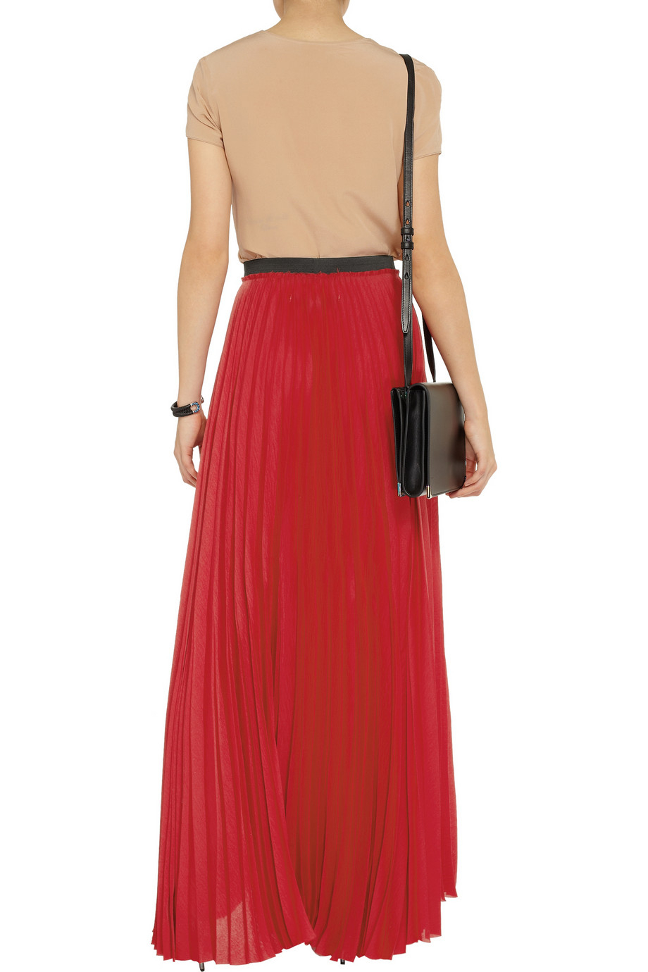 coast satin maxi skirt