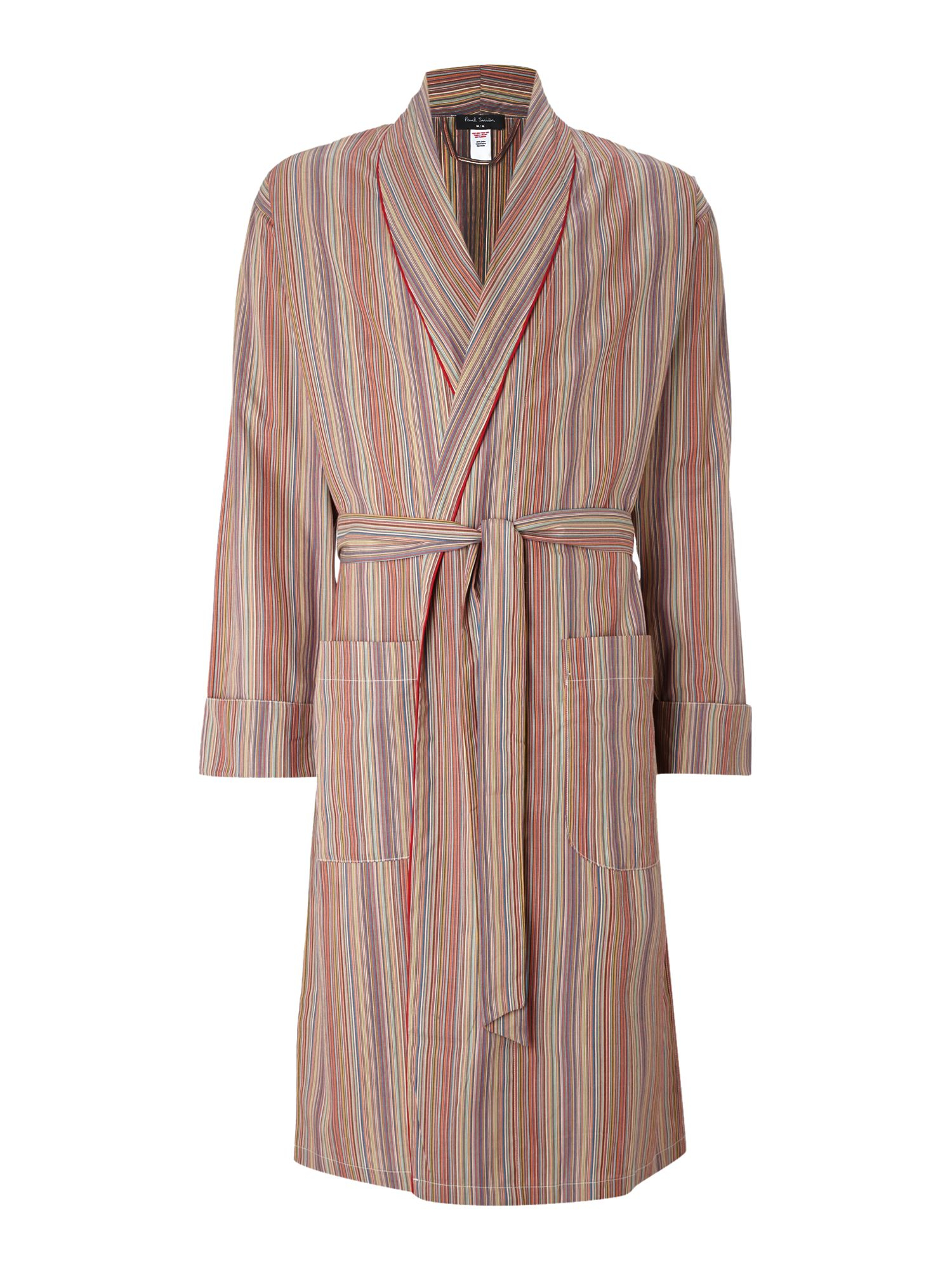 Paul smith Multi-Striped Terry-Cloth Robe for Men | Lyst