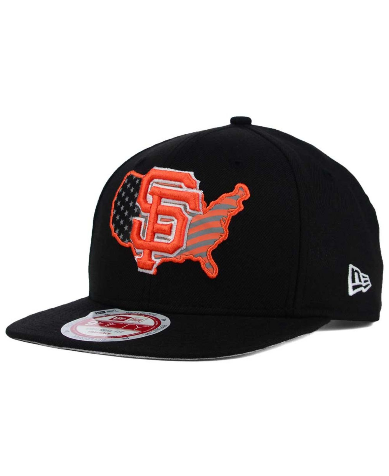 Lyst - Ktz San Francisco Giants Usa Reflective 9fifty Snapback Cap in ...