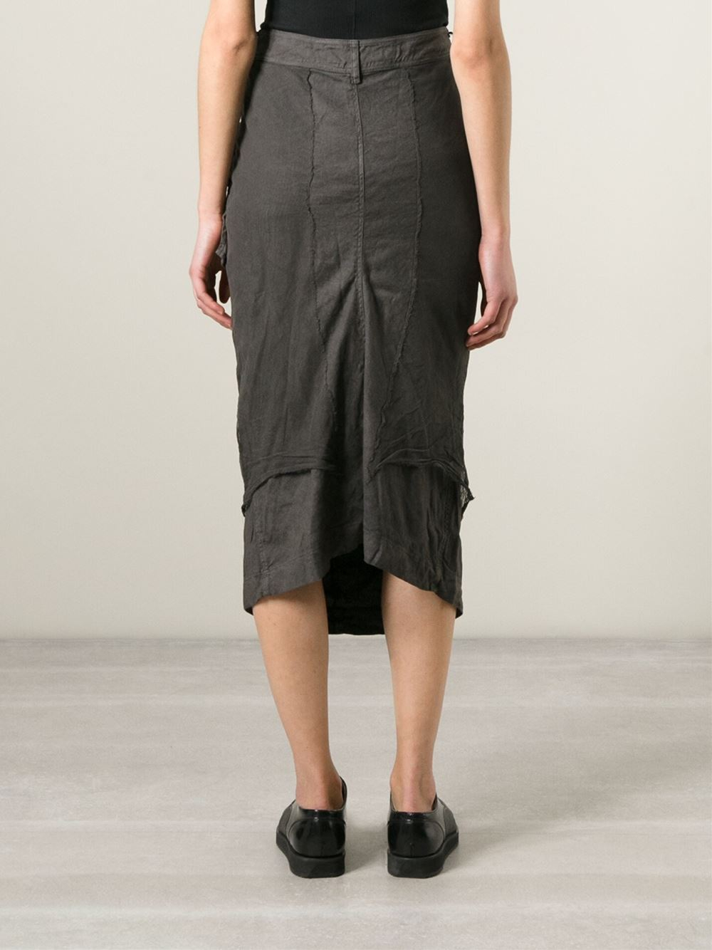 cargo grey skirt