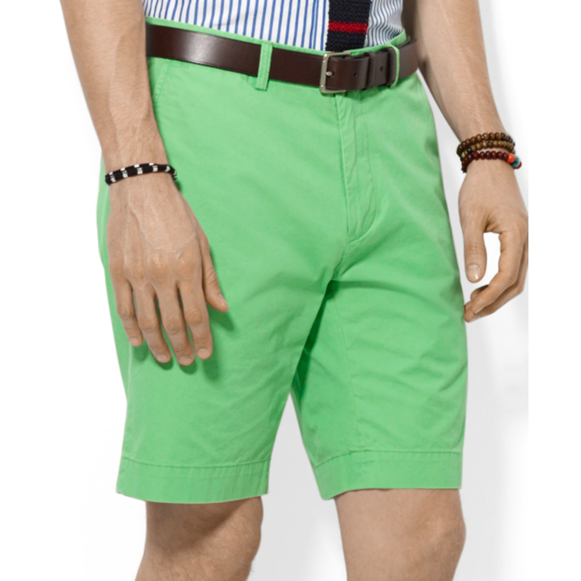 Polo Ralph Lauren Polo Classicfit Lightweight Chino Shorts in Green for ...