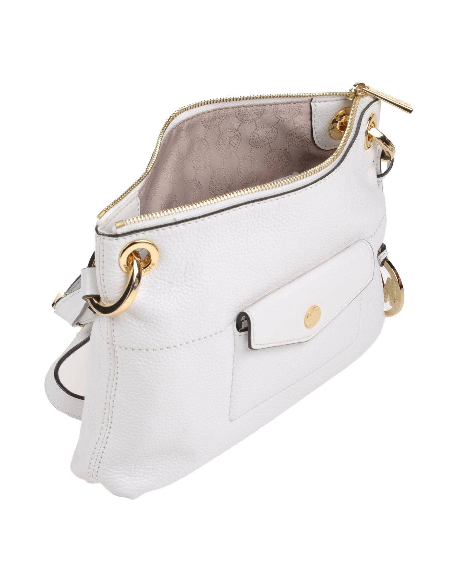 White Cross Over Bag. MKF Crossbody Bags for Women, Wristlet Strap – PU Leather Shoulder Handbag ...