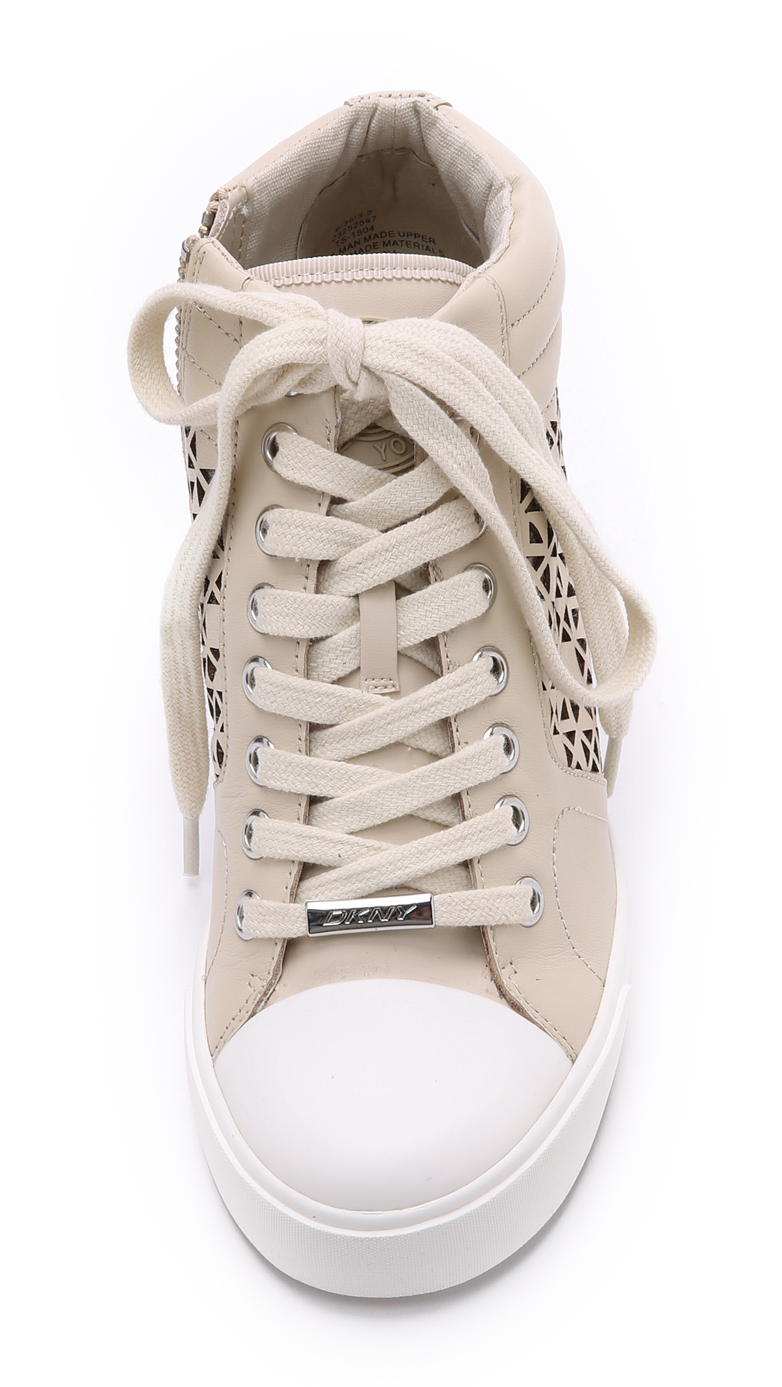 dkny cindy wedge sneakers