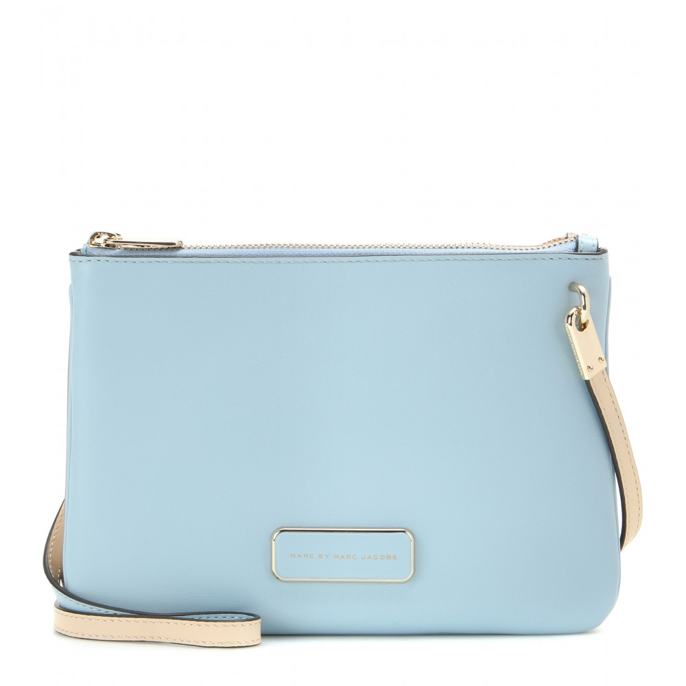 Lyst - Marc By Marc Jacobs Ligero Double Percy Leather Shoulder Bag in Blue