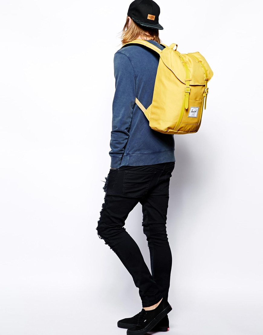 Lyst Herschel Supply Co. Retreat Backpack in Yellow for Men
