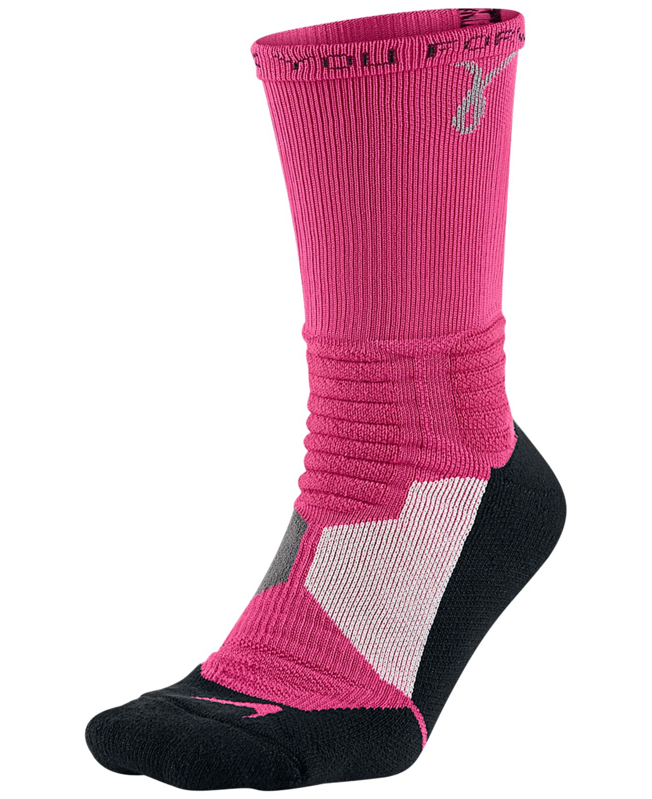 Lyst - Nike Men's Hyper Elite Basketball Crew Socks in Pink for Men