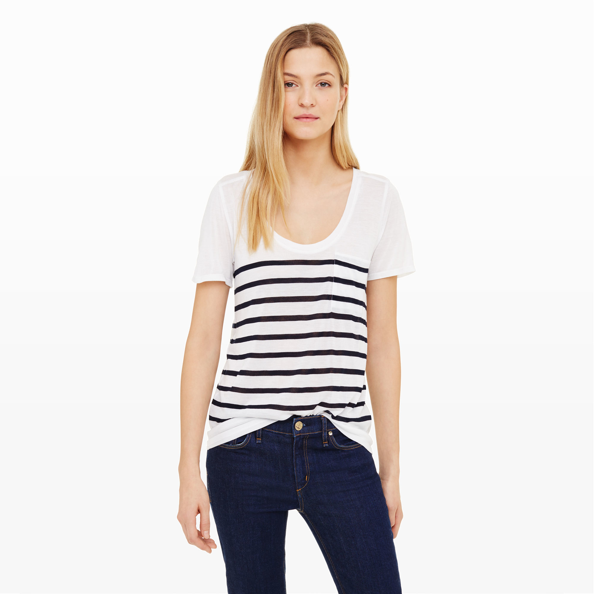 Club monaco Sunny Tee in White | Lyst