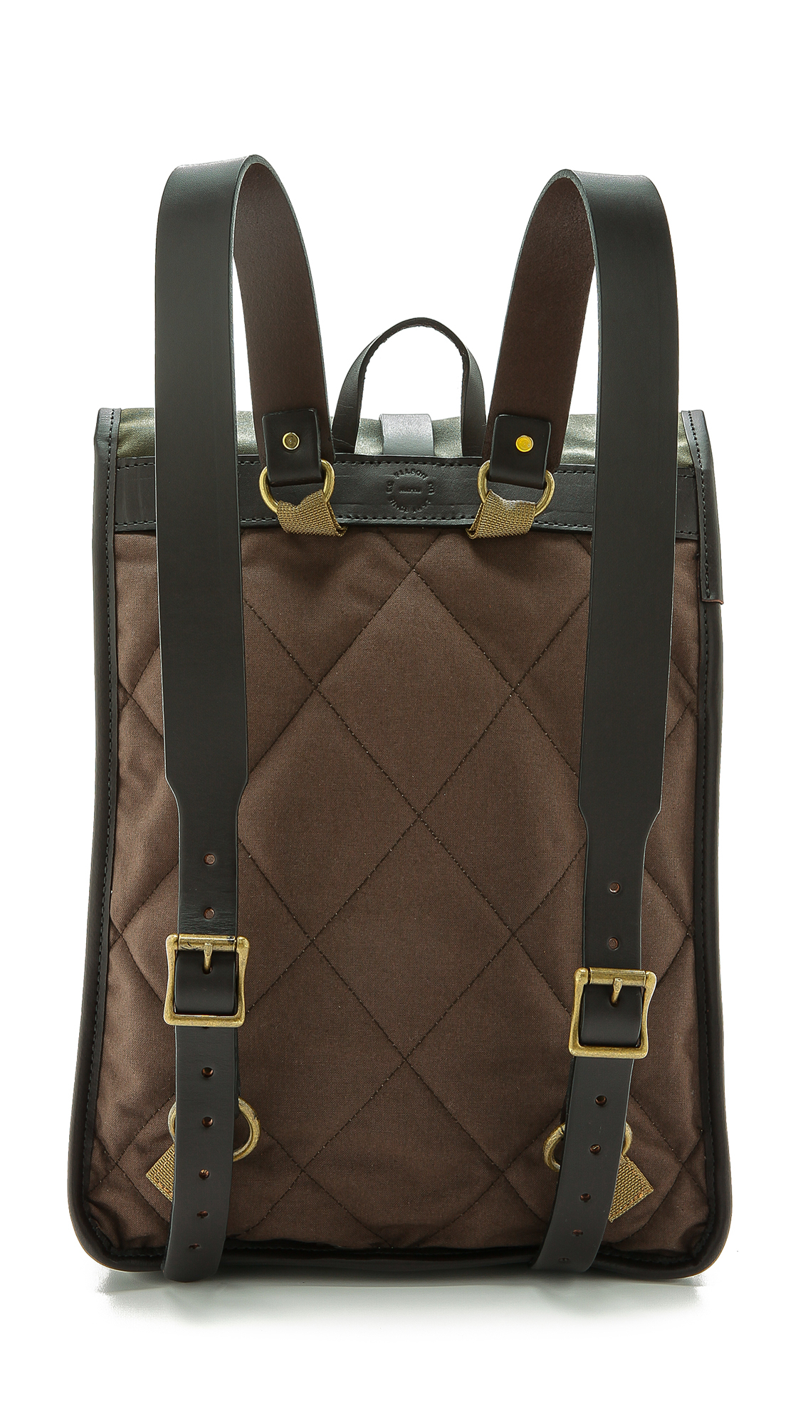 filson tin cloth backpack black