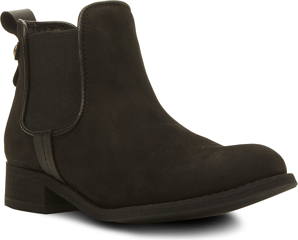 leather ankle shoes men