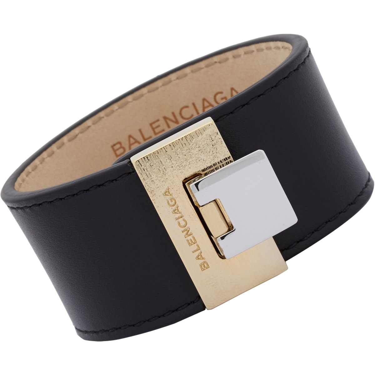 Lyst Balenciaga Le Dix Bracelet In Black Gallery