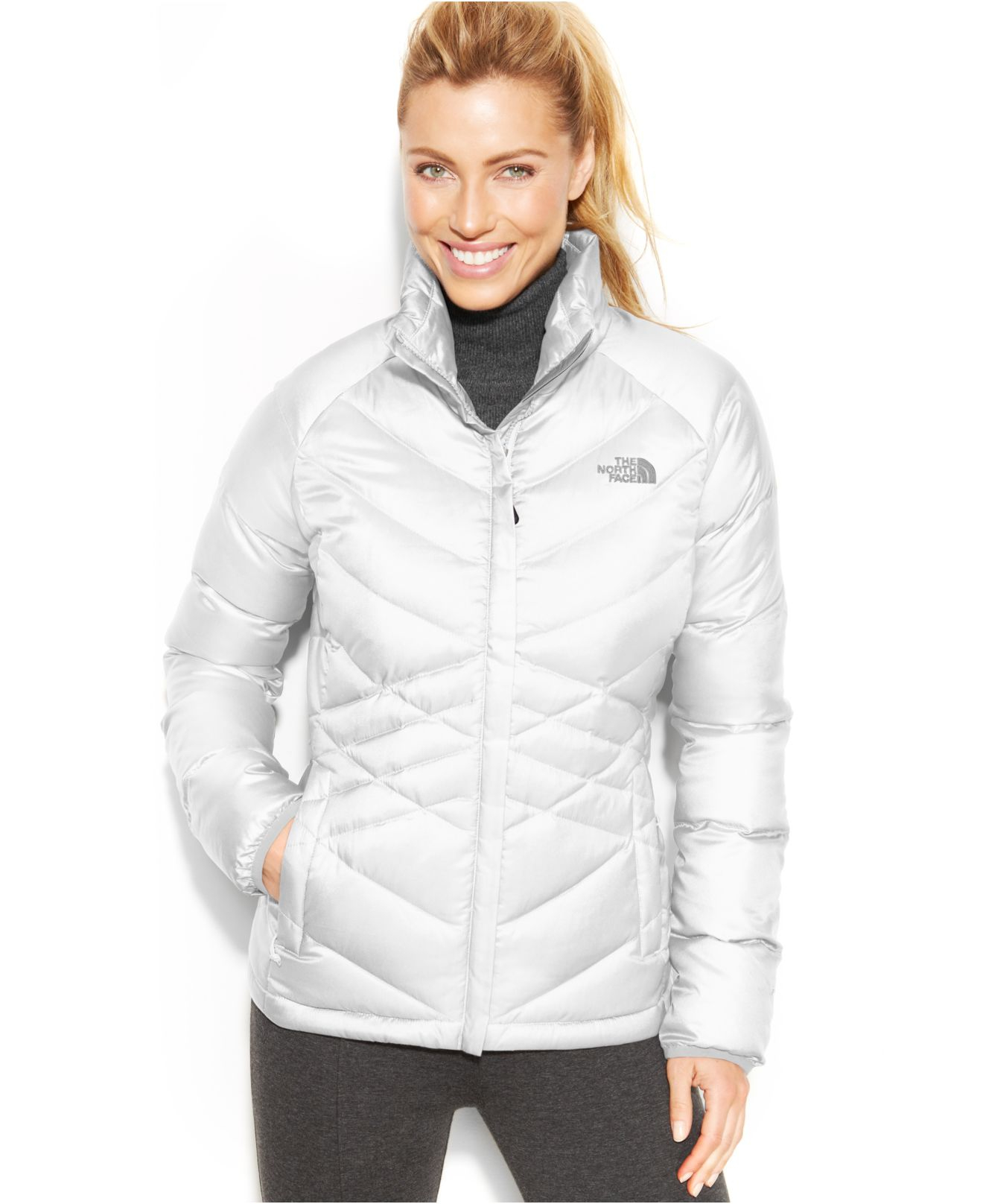 The north face Aconcagua Down Puffer Jacket in White | Lyst
