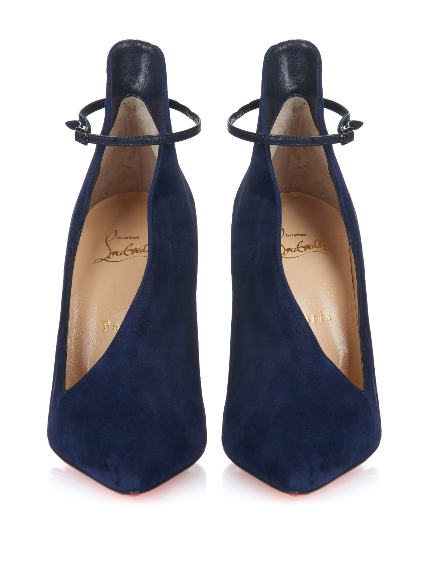 Christian Louboutin Vampydoly Suede Pumps in Blue - Lyst