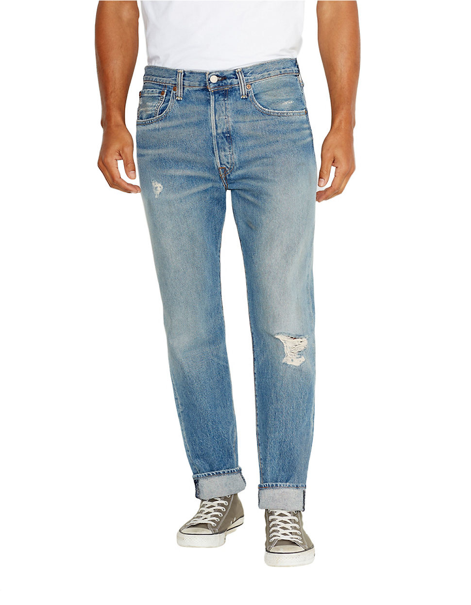 Levi's 501 Ct Fit Red Church Jeans in Blue for Men | Lyst