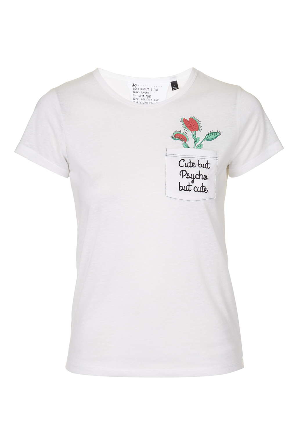 Topshop Cute Slogan Tee By Tee And Cake in Natural  Lyst