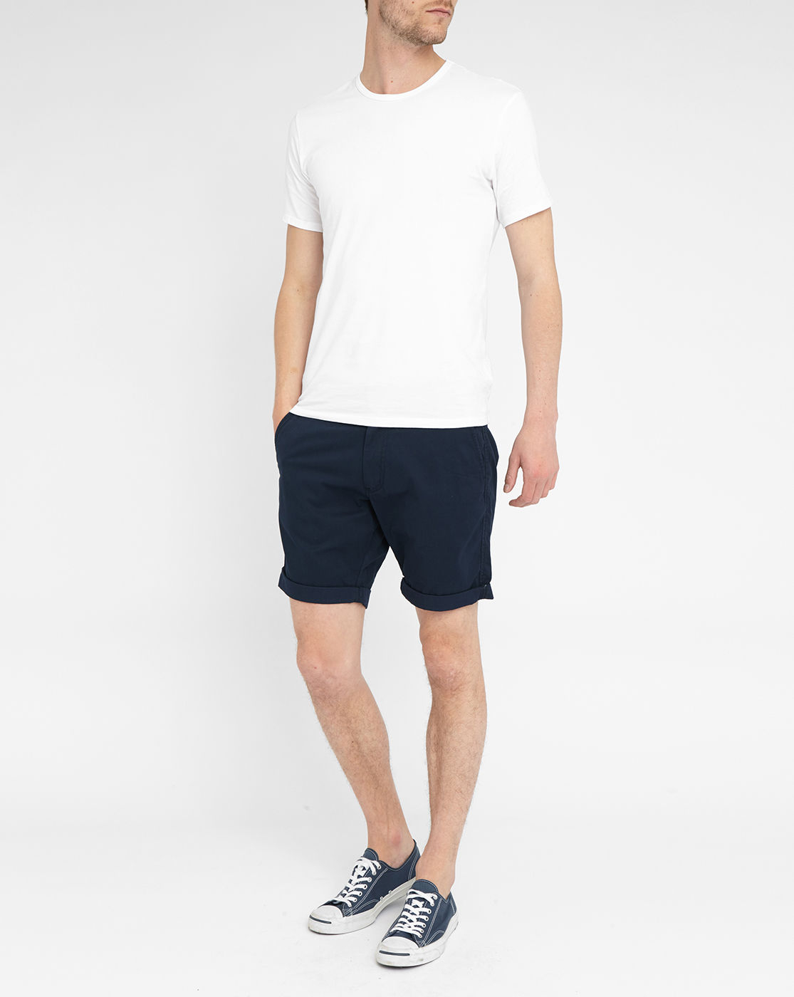 Selected Navy Chino Shorts in Blue for Men (navy) | Lyst