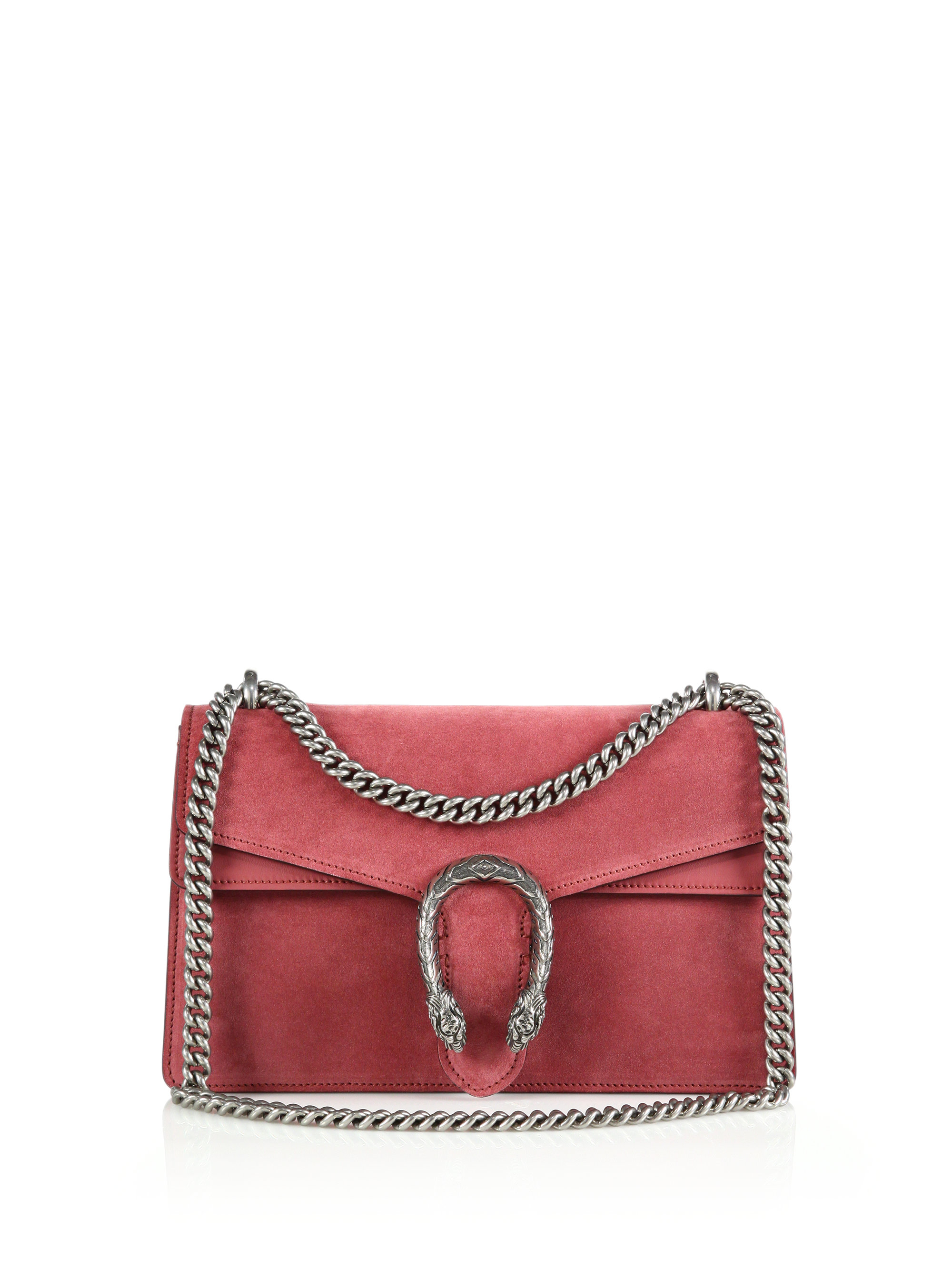 Gucci Dionysus Small Suede Shoulder Bag in Pink (rose) | Lyst