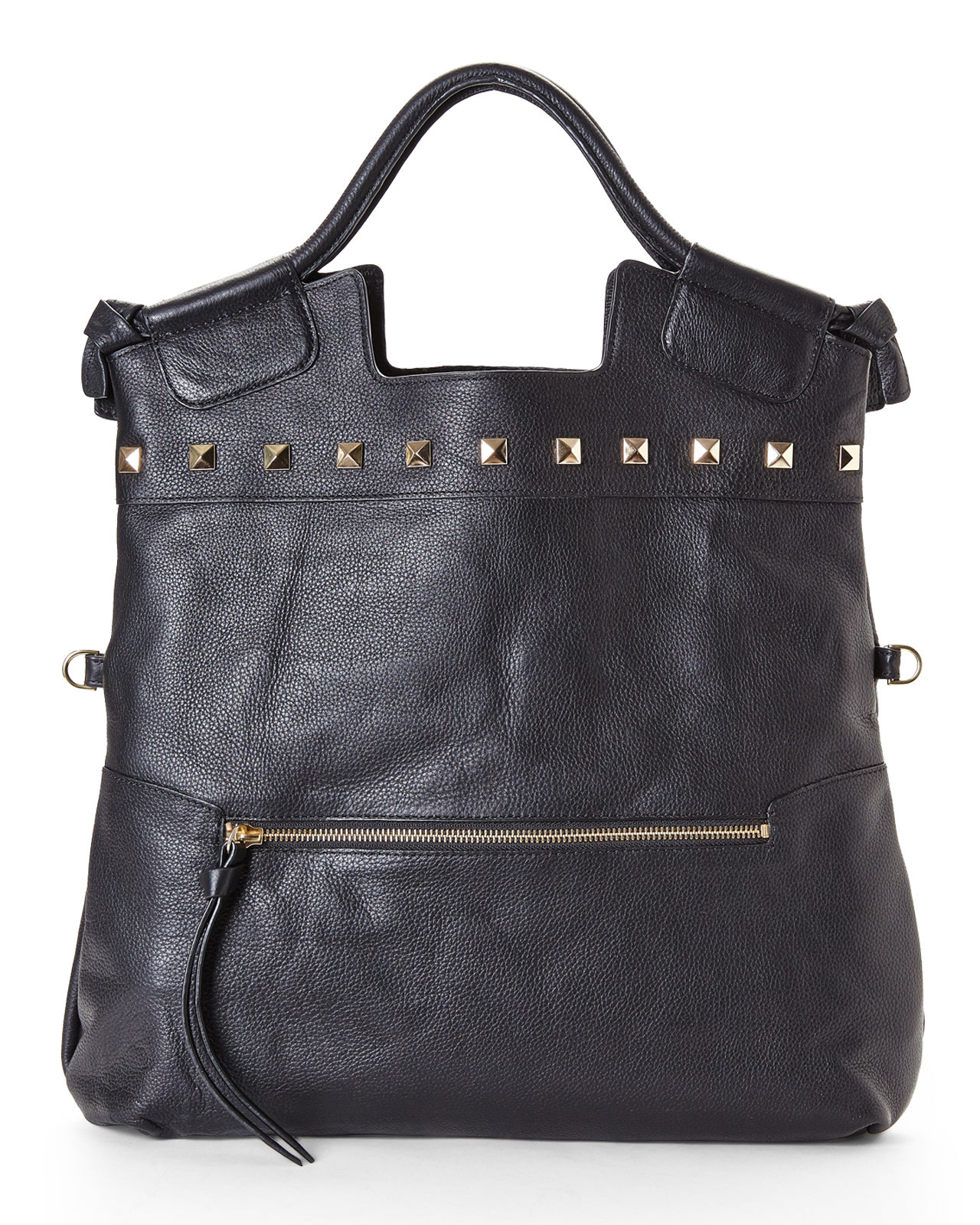 Lyst - Foley + Corinna Foley + Corinna Black Embellished Mid City Bag ...