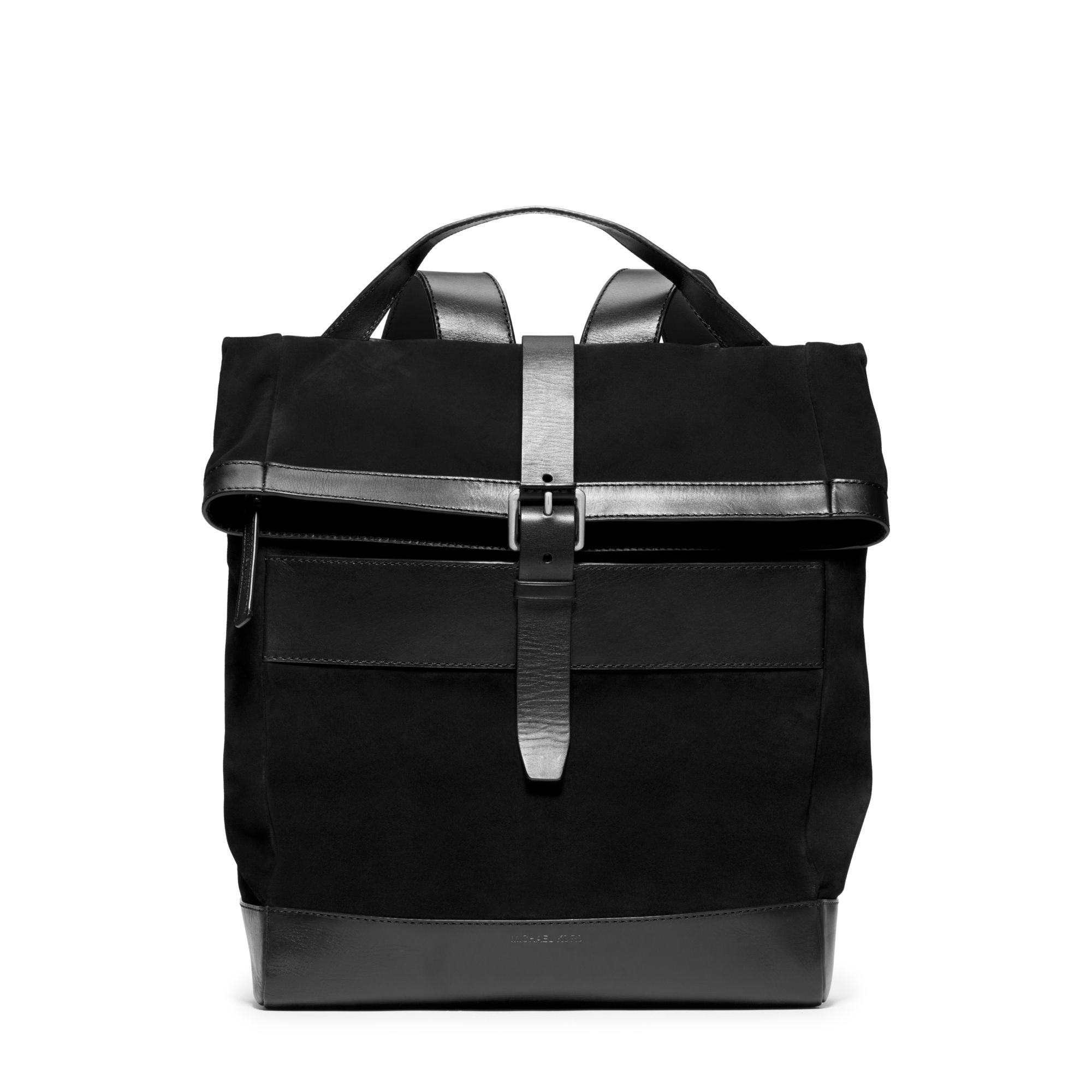 Michael kors Conor Suede Backpack in Black for Men | Lyst