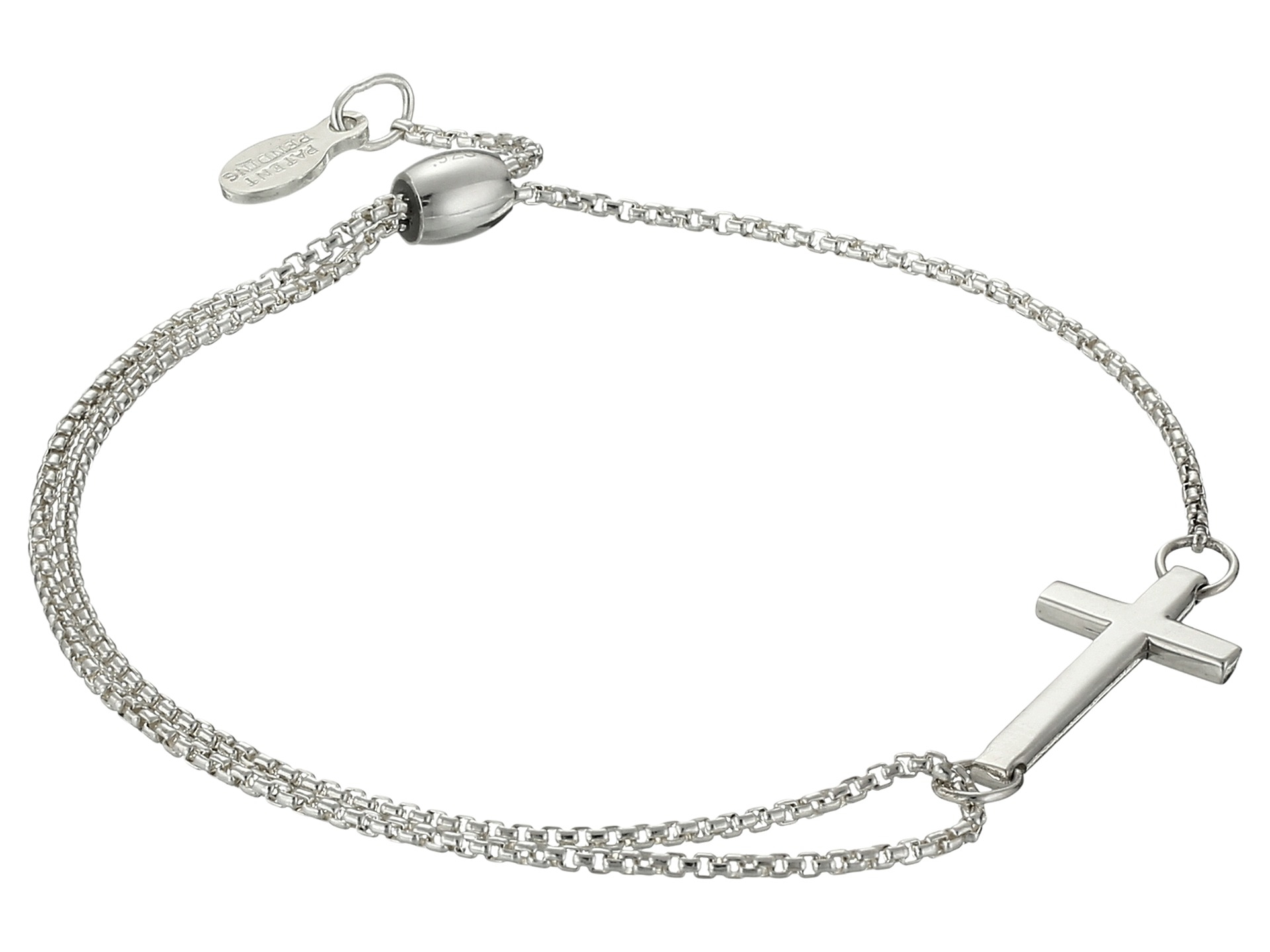 Alex and ani Precious Ii Collection Cross Adjustable Bracelet in Silver ...