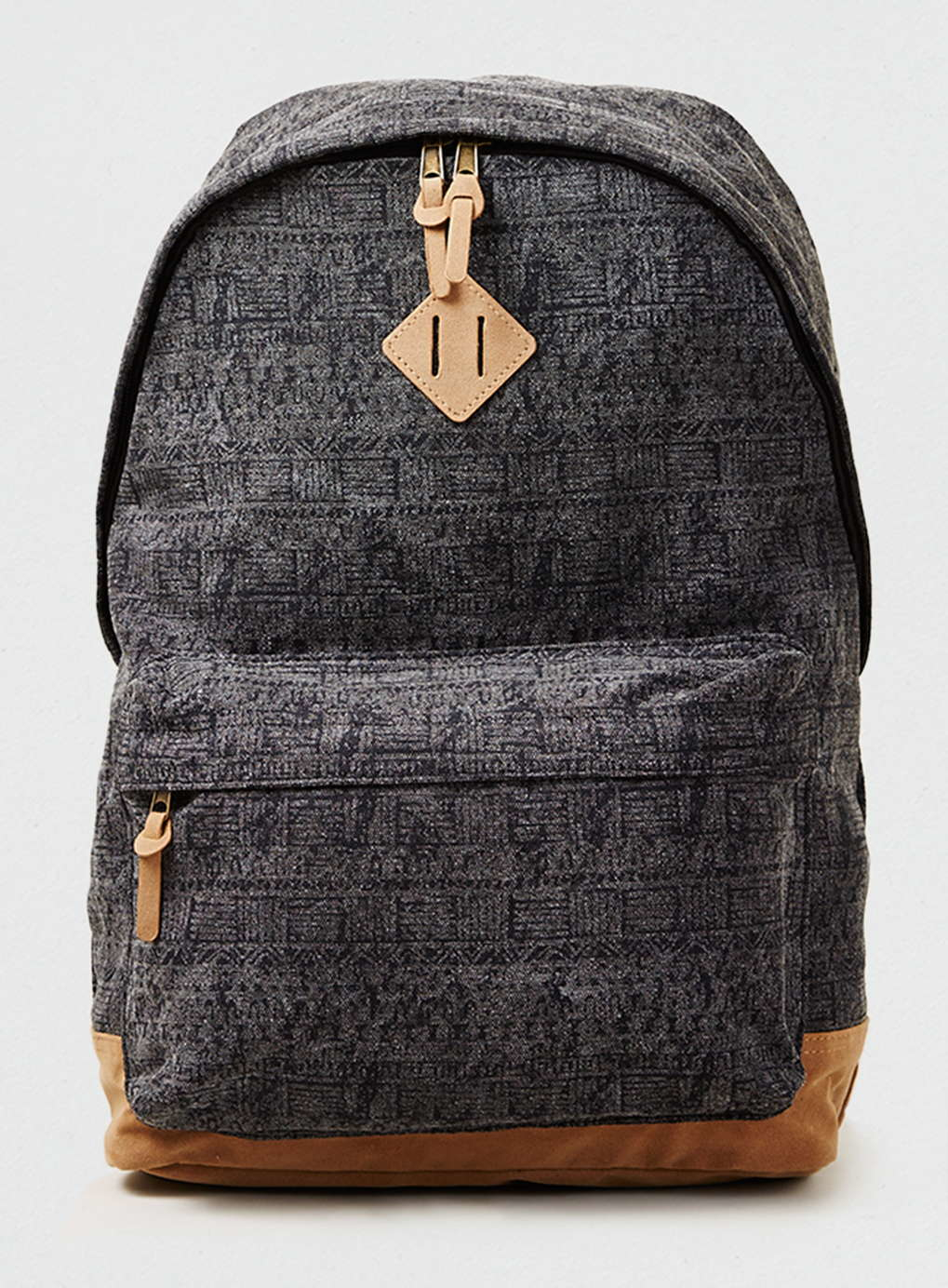 Topman Charcoal Canvas Backpack in Gray for Men (Grey) | Lyst