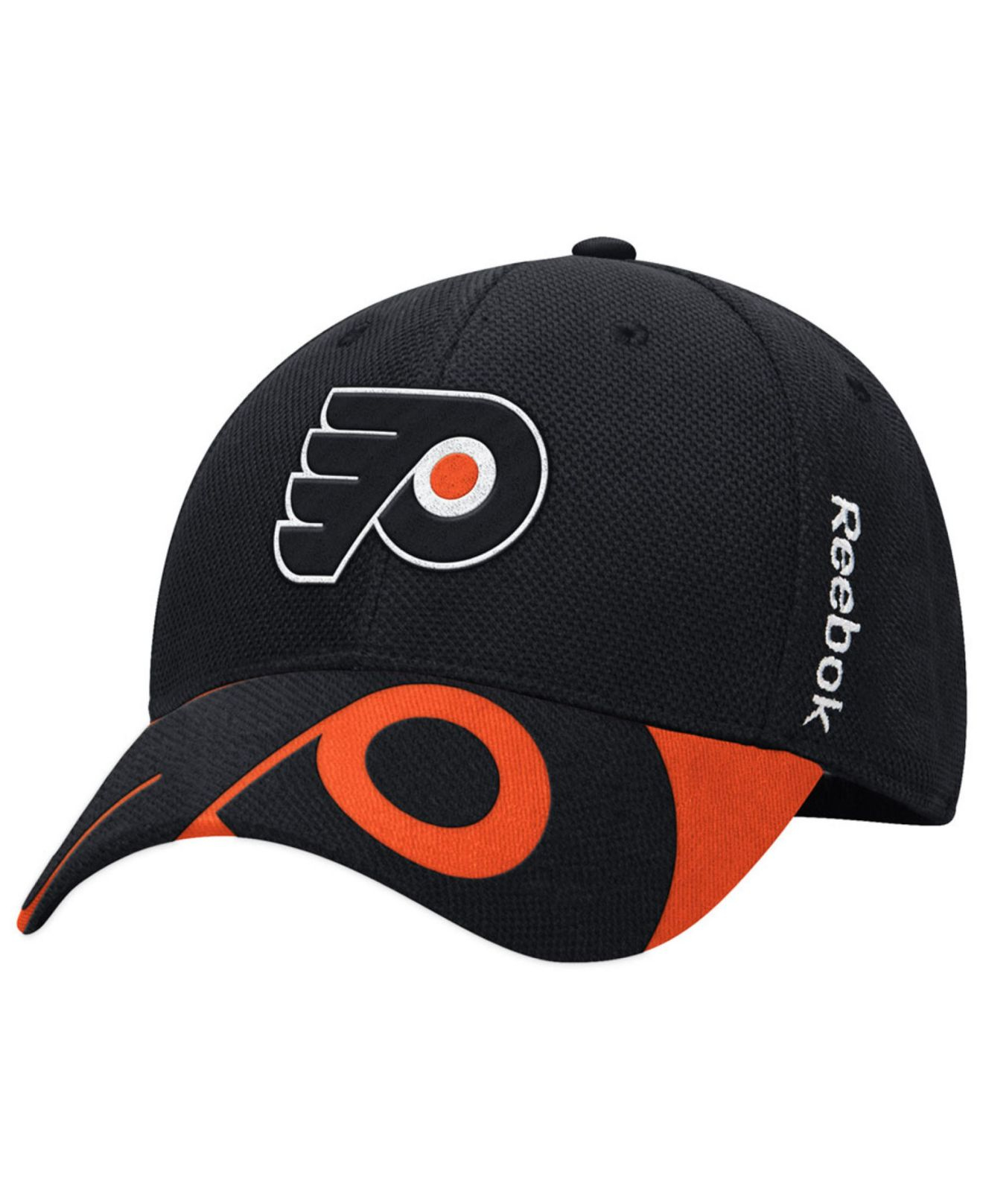 Lyst - Reebok Philadelphia Flyers Nhl 2015 Draft Flex Cap in Black for Men