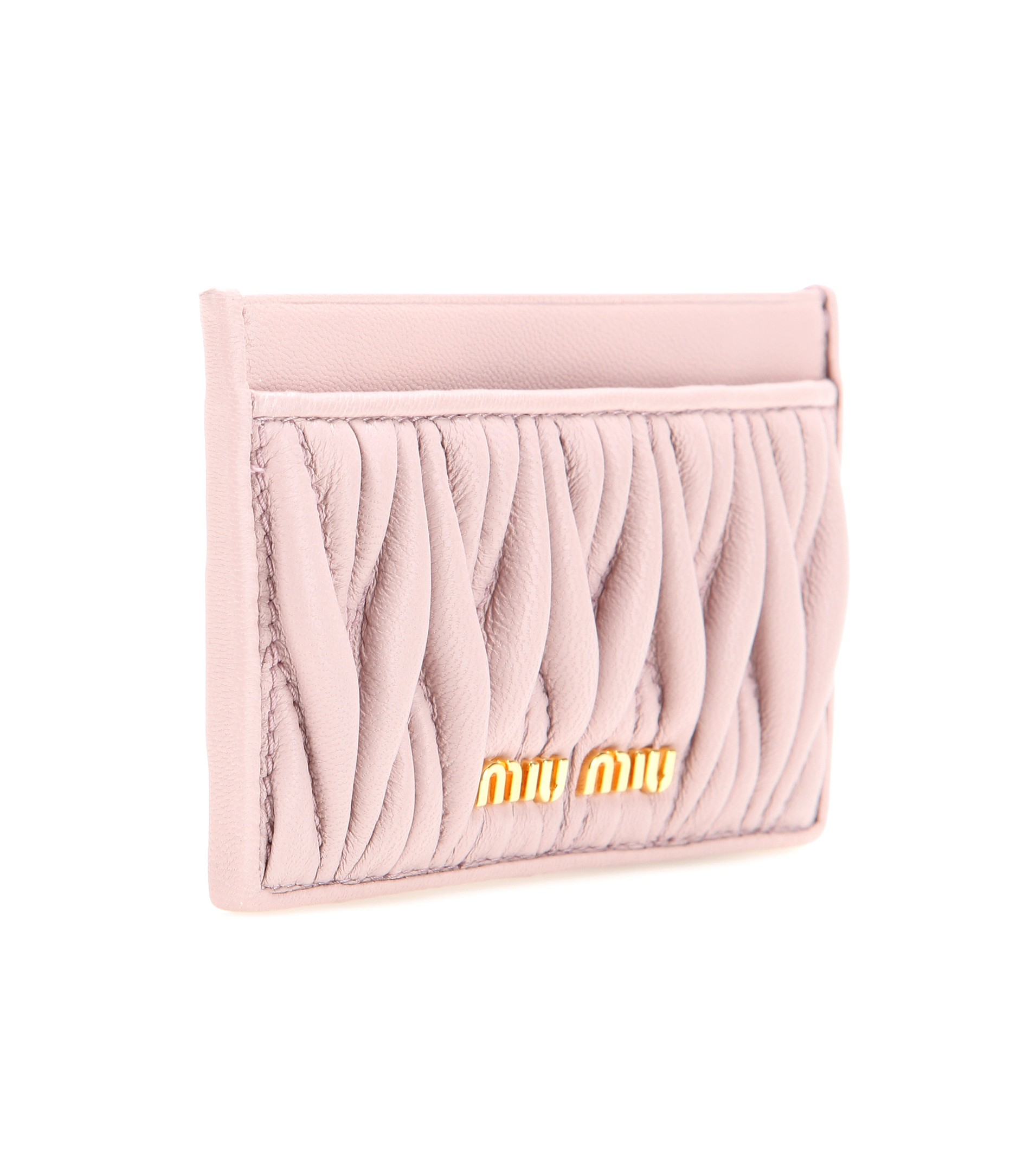 Miu Miu Card Holder Pink Miu Miu Card Holder Pink