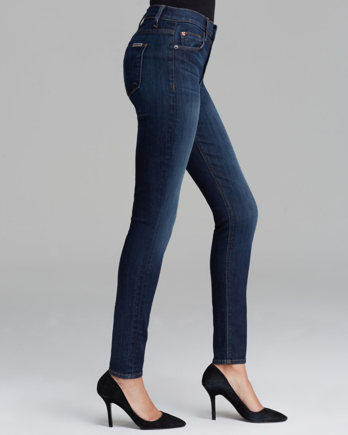 hudson barbara high waist super skinny jeans