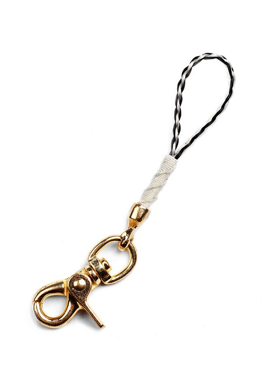 Lulu frost Ladder Key Chain in Natural Lyst