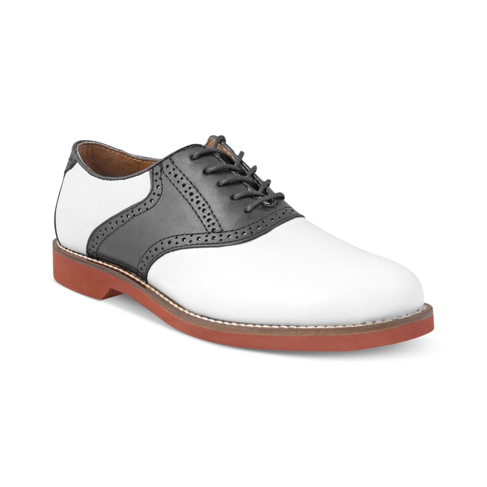 G.h. bass & co. Bass Burlington Plain-toe Saddle Shoes in White for Men ...