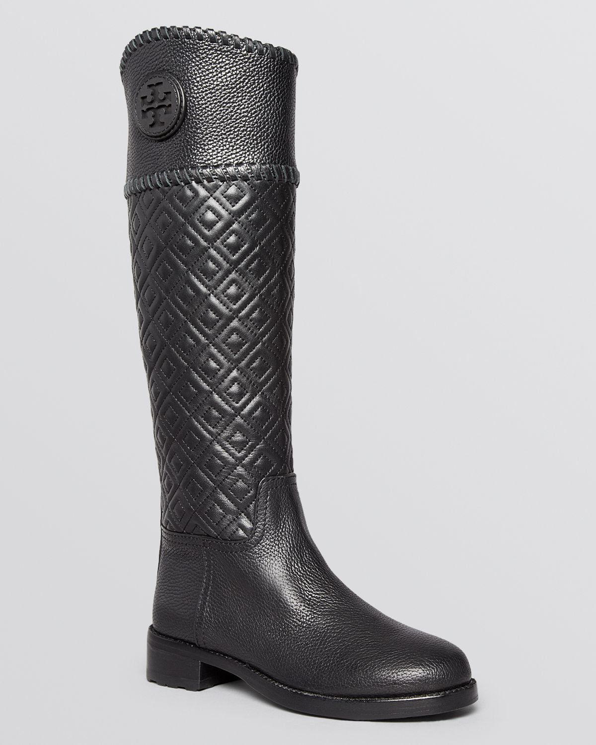 tory burch black boots size 8