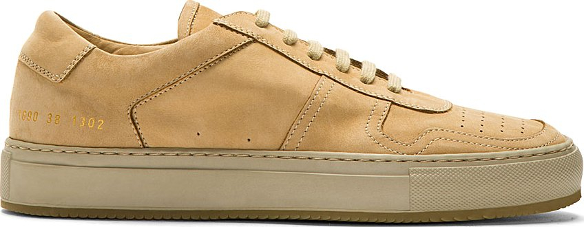 common projects tan sneakers